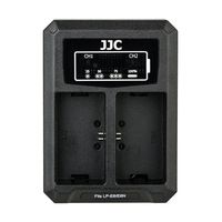 JJC DCH LPE6 USB Dual Battery Charger (voor Canon LP E6 / LP E6N accu)