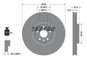 Remschijf 92301805