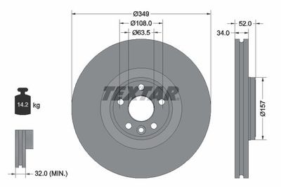 Remschijf 92301805