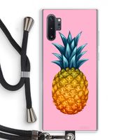 Grote ananas: Samsung Galaxy Note 10 Plus Transparant Hoesje met koord