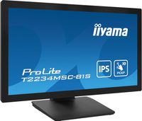 Iiyama ProLite T2234MSC-B1S Touchscreen monitor Energielabel: E (A - G) 54.6 cm (21.5 inch) 1920 x 1080 Pixel 16:9 8 ms DisplayPort IPS LCD - thumbnail