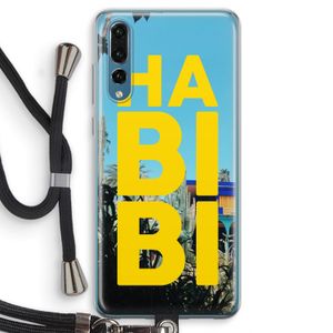 Habibi Majorelle : Huawei P20 Pro Transparant Hoesje met koord