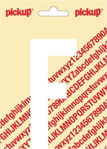 Plakletter Nobel Sticker witte letter F Den Haag - Pickup