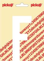 Plakletter Nobel Sticker witte letter F Den Haag - Pickup