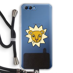 Kleine leeuw: Honor 10 Transparant Hoesje met koord