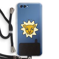 Kleine leeuw: Honor 10 Transparant Hoesje met koord