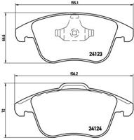 Remmenset, remschijf BREMBO, Remschijftype: Geperforeerd, Inbouwplaats: Achteras: , u.a. für Ford