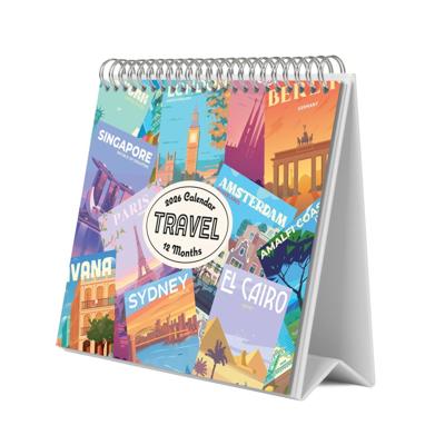 Reizen Desk Kalender 2026