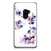 Waterverf bloemen: Xiaomi Mi Mix 2 Transparant Hoesje