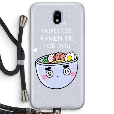 I'm A Hopeless Ramen-Tic For You: Samsung Galaxy J5 (2017) Transparant Hoesje met koord