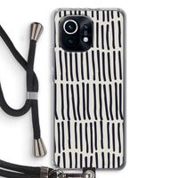 Moroccan stripes: Xiaomi Mi 11 Transparant Hoesje met koord