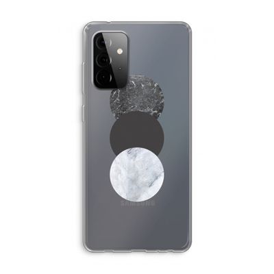 Marmeren cirkels: Samsung Galaxy A72 Transparant Hoesje
