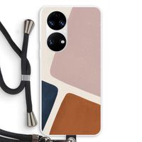 Geo #2: Huawei P50 Transparant Hoesje met koord Geo #2: Huawei P50 Transparant Hoesje met koord