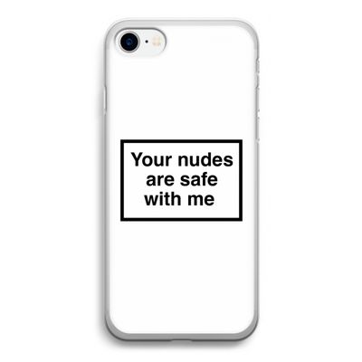 Safe with me: iPhone SE 2020 Transparant Hoesje