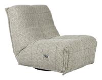 Dutchbone Verstelbare Fauteuil 'Hamilton' Chenille, kleur Cappuccino