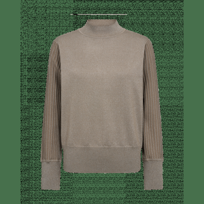 FreeQuent - Beige | Dames | Trui | Beige | M | regular | Kamst mode