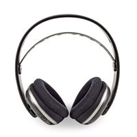 Nedis HPRF210BK hoofdtelefoon/headset Hoofdtelefoons Bedraad en draadloos Hoofdband TV Zwart, Zilver - thumbnail
