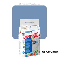 Mapei | Ultracolor Plus | 168 Cerulean | Cementgebonden | Voegmiddel | 5KG