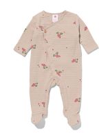 HEMA Newborn Overslagpak Met Voetjes Lichtgrijs (lichtgrijs)