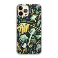 Tropical Palms Dark: iPhone 13 Pro Max Transparant Hoesje