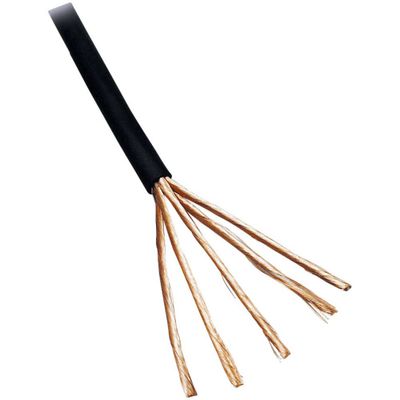 BKL Electronic 1106007/5 Audiokabel 4 x 0.1 mm² Zwart 5 m