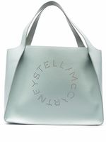Stella McCartney sac à main à logo Stella - Bleu
