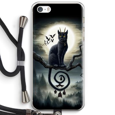 Moonlight Companions: iPhone 5 / 5S / SE Transparant Hoesje met koord