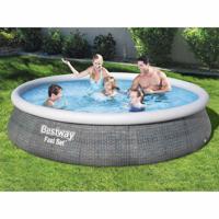 Bestway fast set zwembadset met pomp opblaasbaar 396x84 cm Bestway fast set zwembadset met pomp opblaasbaar 396x84 cm