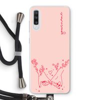 Best Friends: Samsung Galaxy A70 Transparant Hoesje met koord