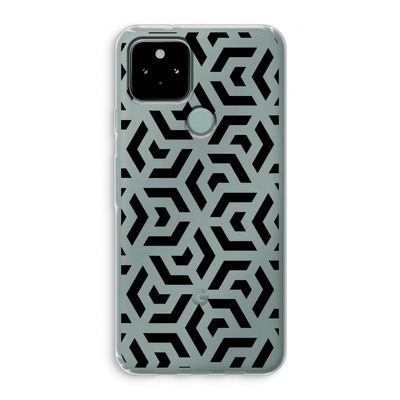 Crazy pattern: Google Pixel 5 Transparant Hoesje