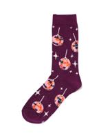 HEMA Sokken voor volwassenen 'let's dance' paars (paars)