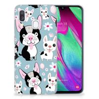 Samsung Galaxy A40 | TPU Hoesje | Hondjes