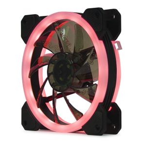 Cooltek Silent Fan 120 RGB PC-ventilator Zwart, Wit (b x h x d) 120 x 120 x 25 mm