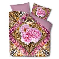 Dekbedovertrek Flower Fantasy Bloemen 200x200 Cm Fresh And Co - Dekbed-Discounter.nl