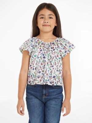 Floral Print Top S/S