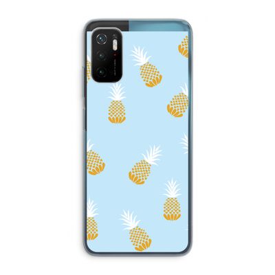 Ananasjes: Xiaomi Poco M3 Pro 5G Transparant Hoesje