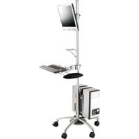 ROLINE PC/LCD rolstandaard, in hoogte verstelbaar, 180cm ROLINE PC/LCD rolstandaard, in hoogte verstelbaar, 180cm