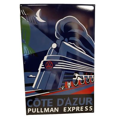 Pullman Express Cote D&apos;Azur Emaille Bord - 70 x 46cm