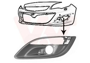 Ventilatiegrille, bumper 3753591