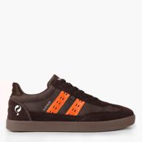 Heren Sneaker Platinum | Donkerbruin/Oranje Heren Sneaker Platinum | Donkerbruin/Oranje