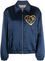 Kenzo veste en jean à patch cœur - Bleu