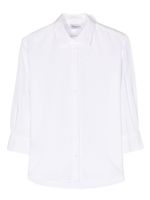 Aspesi Kids chemise en coton à manches longues - Blanc