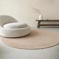 Vloerkleed Kari Rond - Beige Xcm - - Dekbed-Discounter.nl