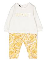 Versace Kids veste à boutons pression - Blanc