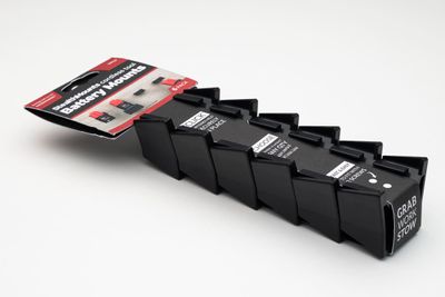 StealthMounts BM-MW12-BLK-6-BLK Accuhouder voor Milwaukee M12 | Zwart | 6-pack - BM-MW12-BLK-6-BLK