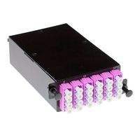 ACT FA2052 High Density fanout cassette 24 vezels MTP®-MPO Low Loss OM4