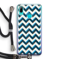 Onderbroken lijn: Huawei P Smart (2019) Transparant Hoesje met koord