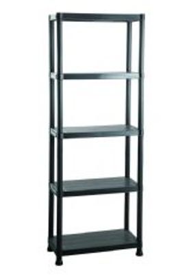 Opbergrek kunststof 5 legplanken