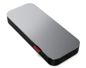 Lenovo Go powerbank Lithium-Polymeer (LiPo) 20000 mAh Zwart, Grijs