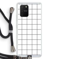 Rooster: Samsung Galaxy S10 Lite Transparant Hoesje met koord